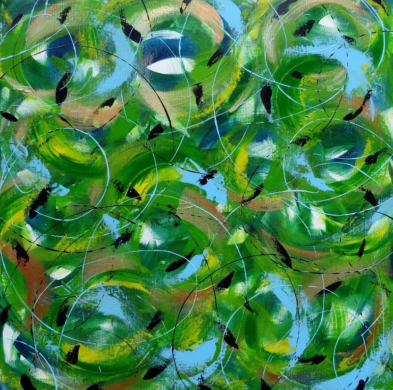 Inspiration 2016  60x60 Acryl auf LW, SOLD